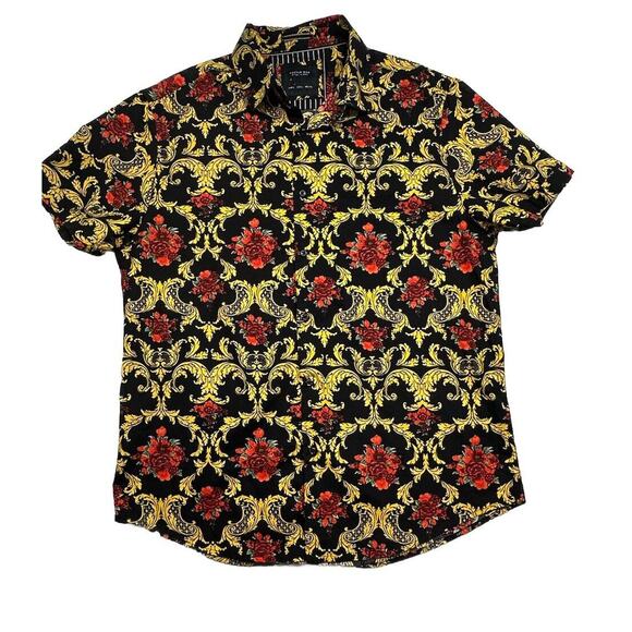 Cactus Man by Ricky Singh Mens Button Front Shirt L‎ Short Sleeve 100% Cotton - Picture 1 of 6